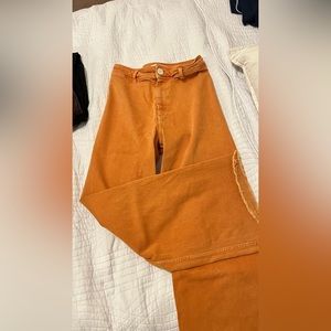Zara Marine Straight pant orange size 6
